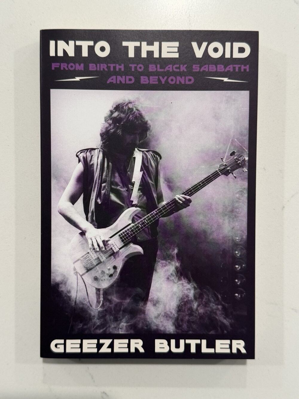 Geezer Butler Signed Into The Void Paperback Black Sabbath Autographed #3